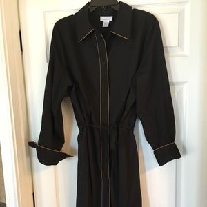 Avenue dress 18/20 black with brown trim